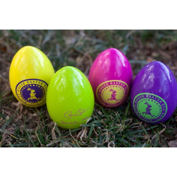 2010 Commemorative White House Easter Eggs - Set of 4 - New in Box - Picture 9 of 10